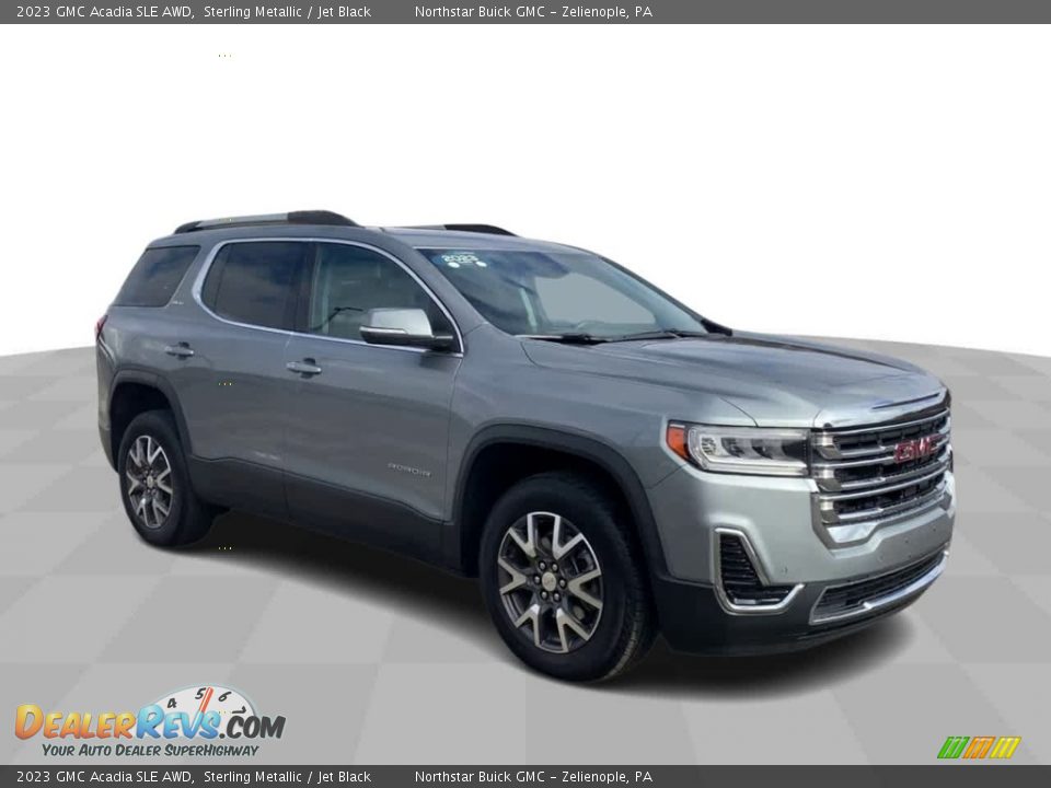 2023 GMC Acadia SLE AWD Sterling Metallic / Jet Black Photo #2