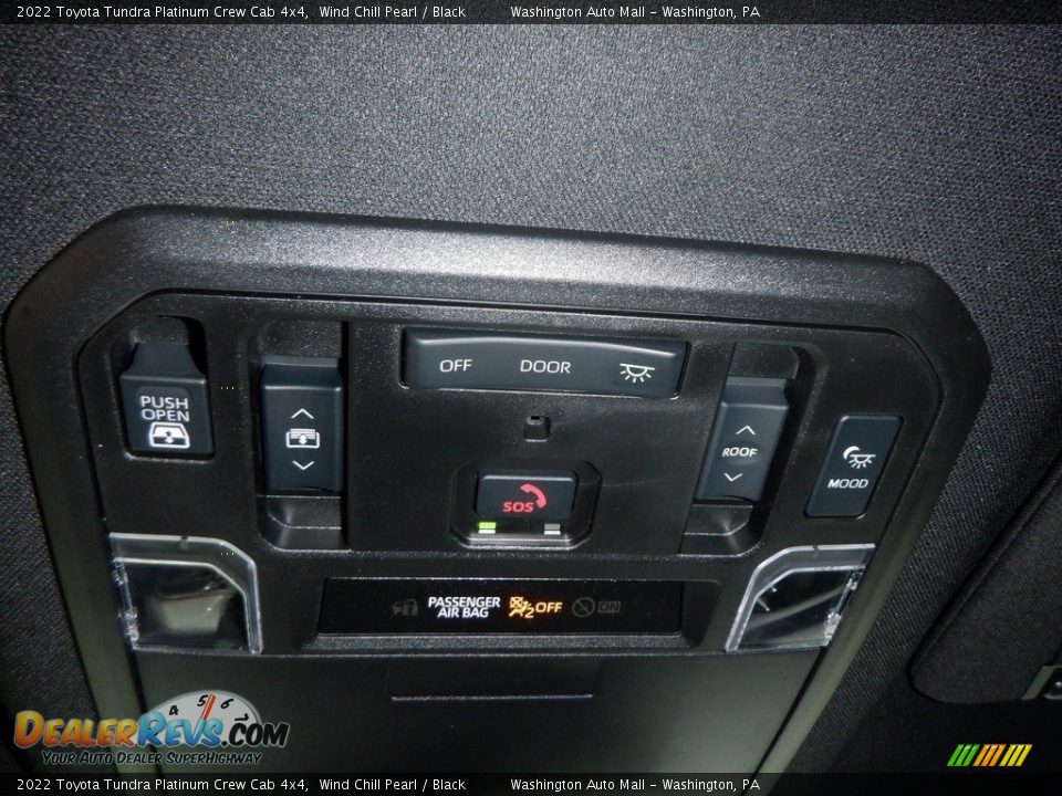 Controls of 2022 Toyota Tundra Platinum Crew Cab 4x4 Photo #32