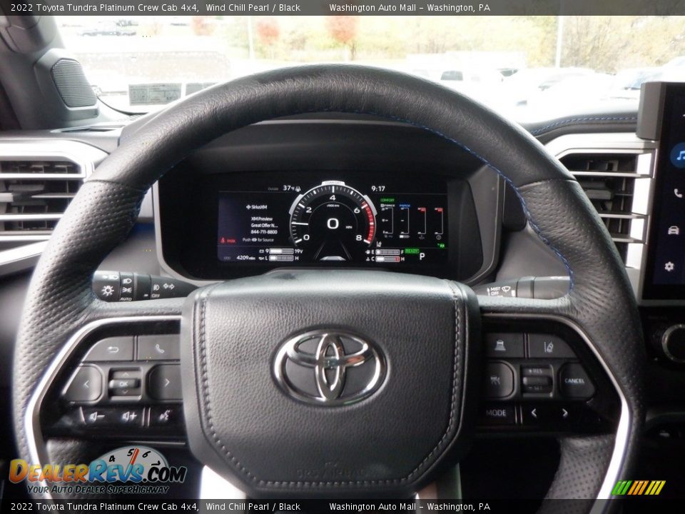2022 Toyota Tundra Platinum Crew Cab 4x4 Steering Wheel Photo #33