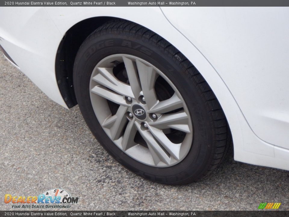 2020 Hyundai Elantra Value Edition Quartz White Pearl / Black Photo #2