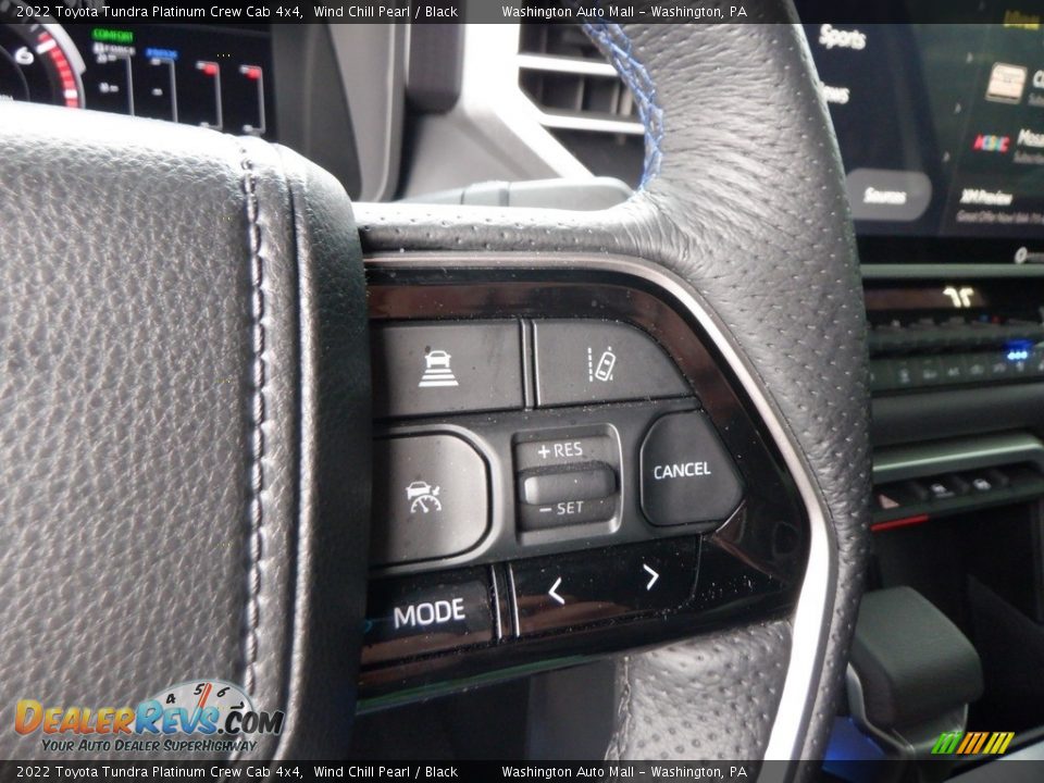2022 Toyota Tundra Platinum Crew Cab 4x4 Steering Wheel Photo #35