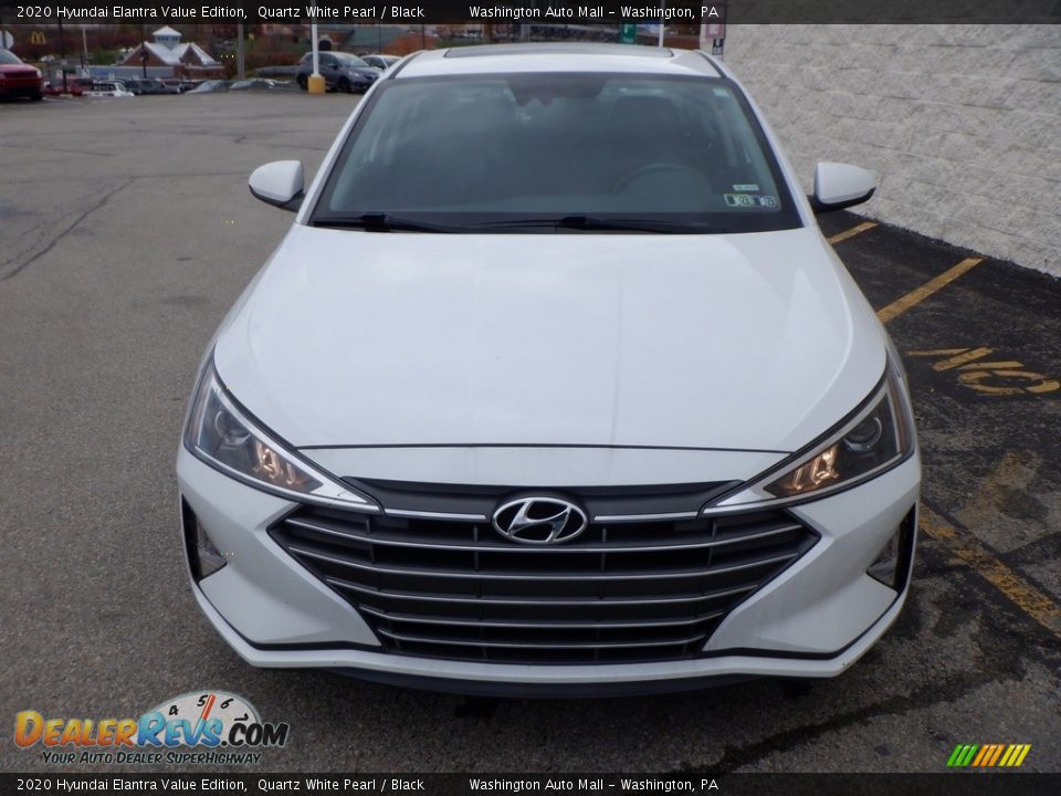 2020 Hyundai Elantra Value Edition Quartz White Pearl / Black Photo #3