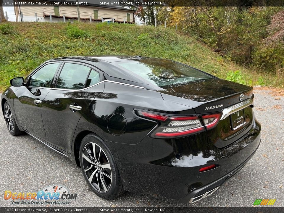 2022 Nissan Maxima SV Super Black / Charcoal Photo #8