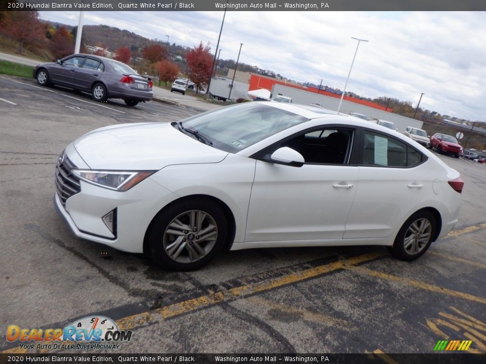 2020 Hyundai Elantra Value Edition Quartz White Pearl / Black Photo #5