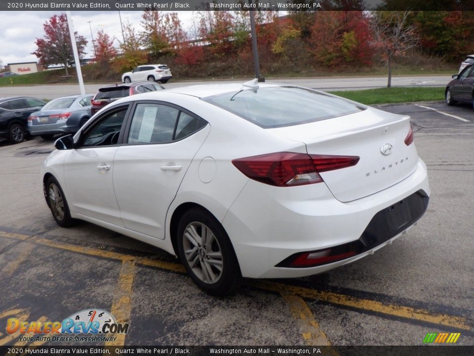 2020 Hyundai Elantra Value Edition Quartz White Pearl / Black Photo #6