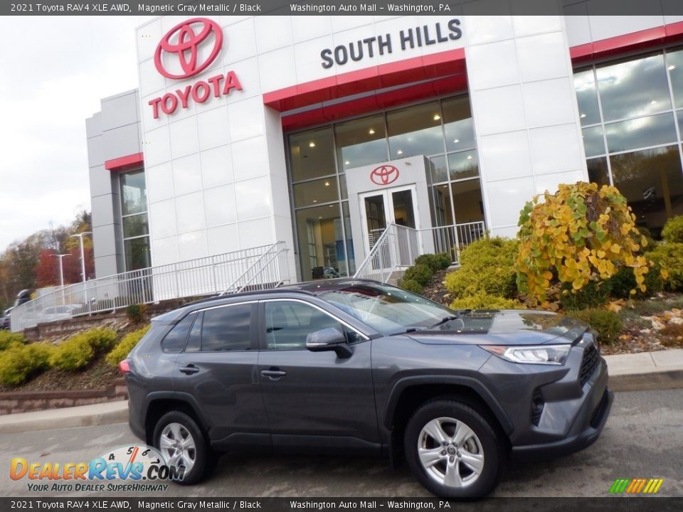 2021 Toyota RAV4 XLE AWD Magnetic Gray Metallic / Black Photo #2