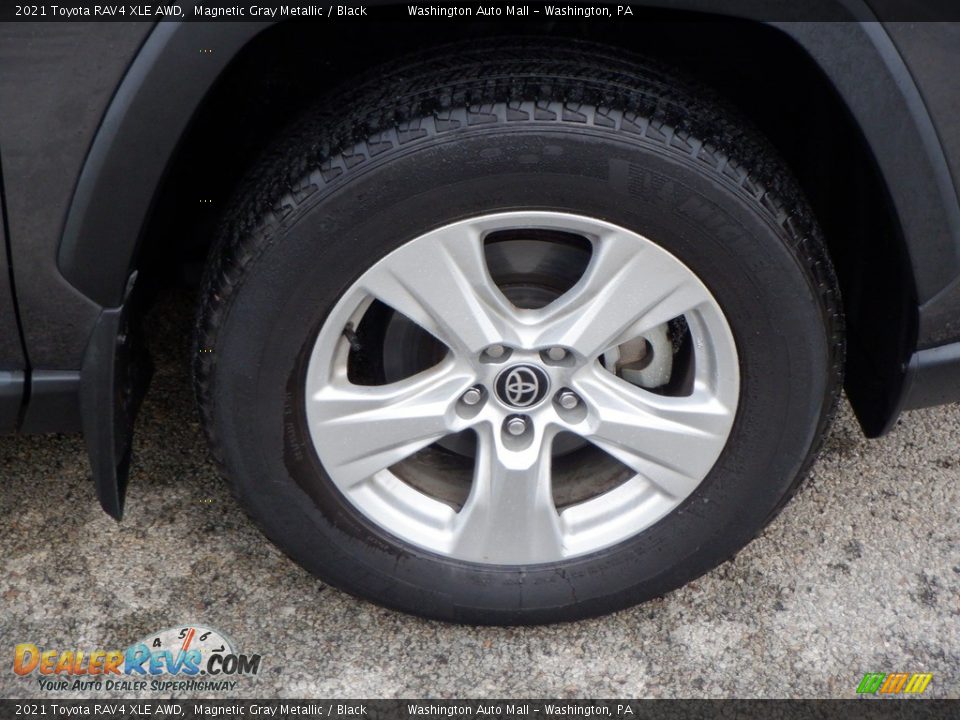 2021 Toyota RAV4 XLE AWD Magnetic Gray Metallic / Black Photo #3