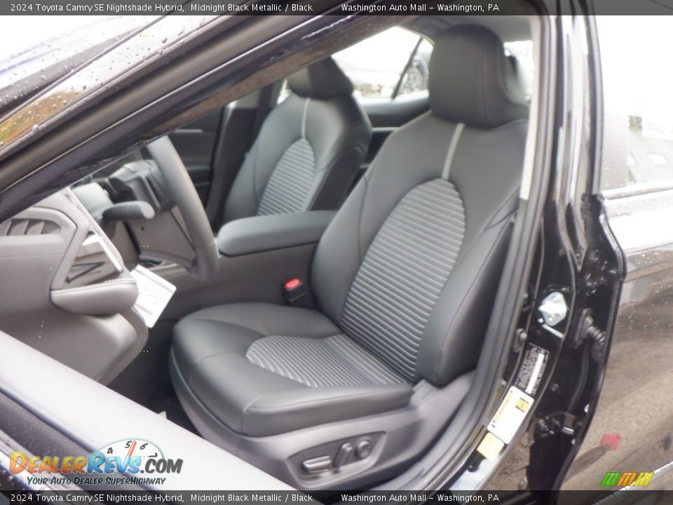 Front Seat of 2024 Toyota Camry SE Nightshade Hybrid Photo #10