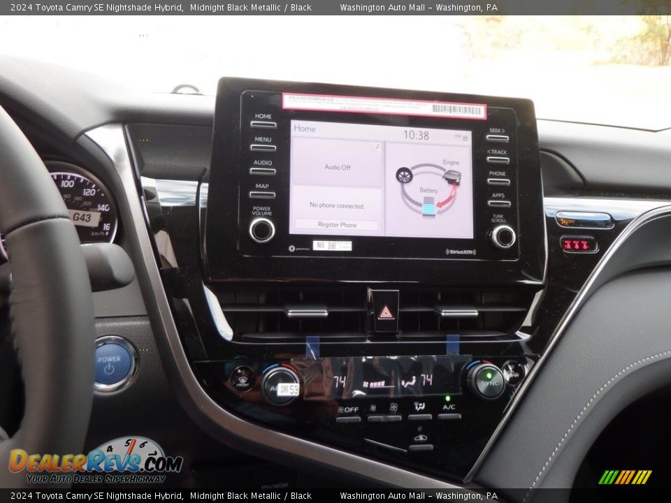 Controls of 2024 Toyota Camry SE Nightshade Hybrid Photo #14