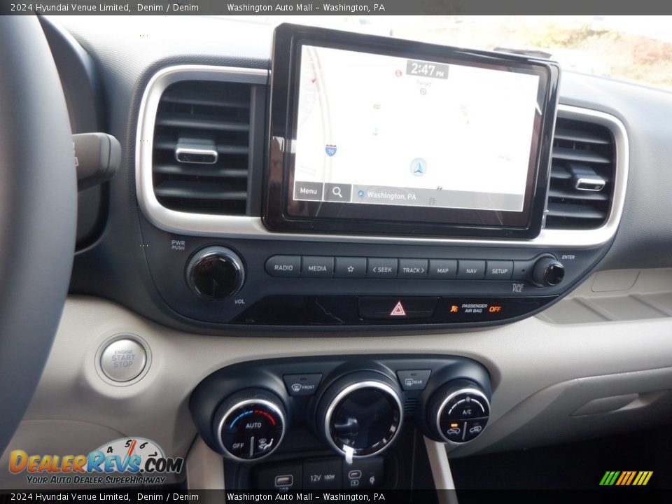 Controls of 2024 Hyundai Venue Limited Photo #16