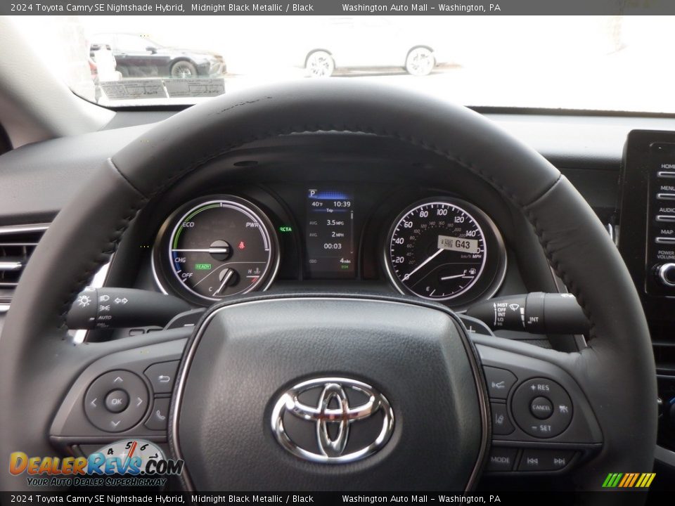 2024 Toyota Camry SE Nightshade Hybrid Steering Wheel Photo #23