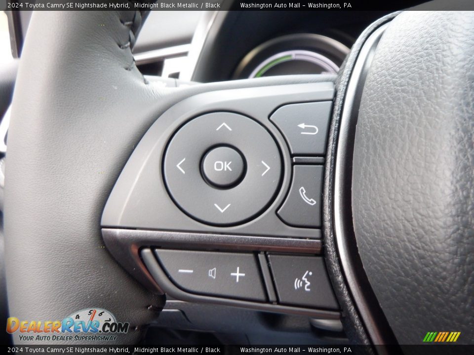 2024 Toyota Camry SE Nightshade Hybrid Steering Wheel Photo #24