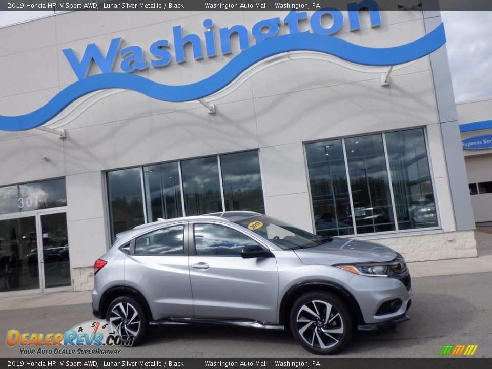 2019 Honda HR-V Sport AWD Lunar Silver Metallic / Black Photo #2