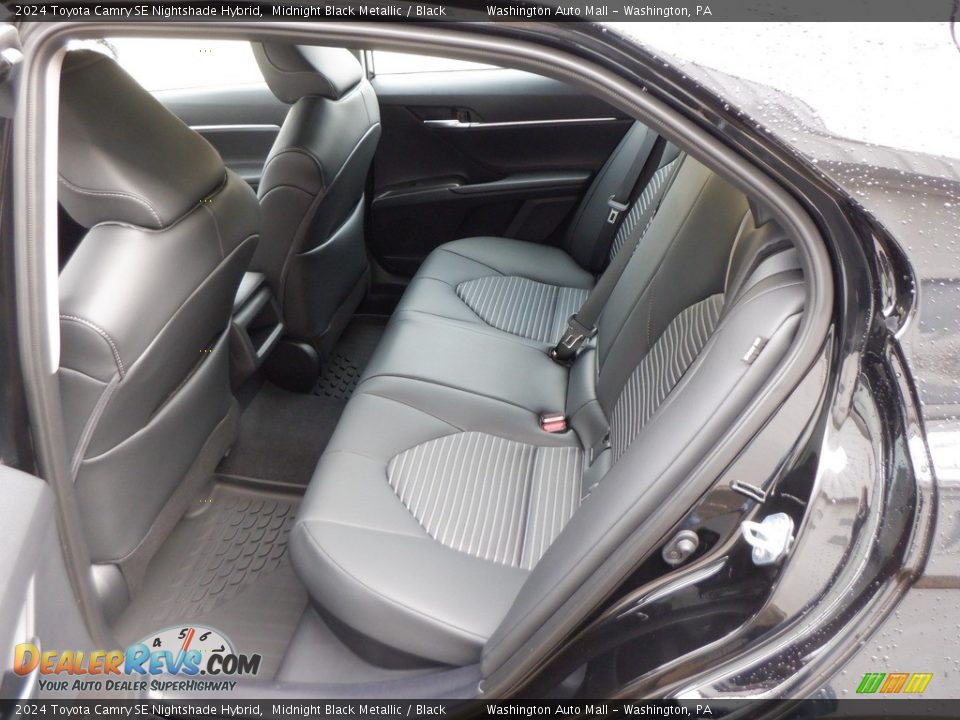 Rear Seat of 2024 Toyota Camry SE Nightshade Hybrid Photo #27