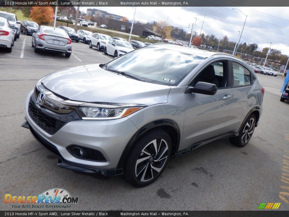 2019 Honda HR-V Sport AWD Lunar Silver Metallic / Black Photo #10