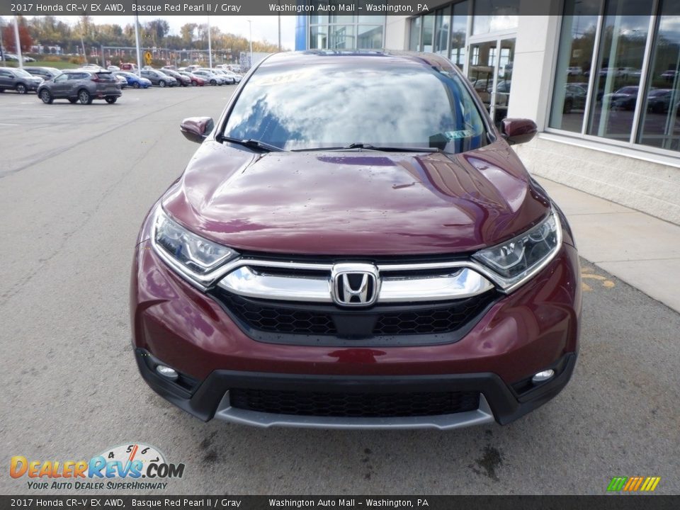 2017 Honda CR-V EX AWD Basque Red Pearl II / Gray Photo #12