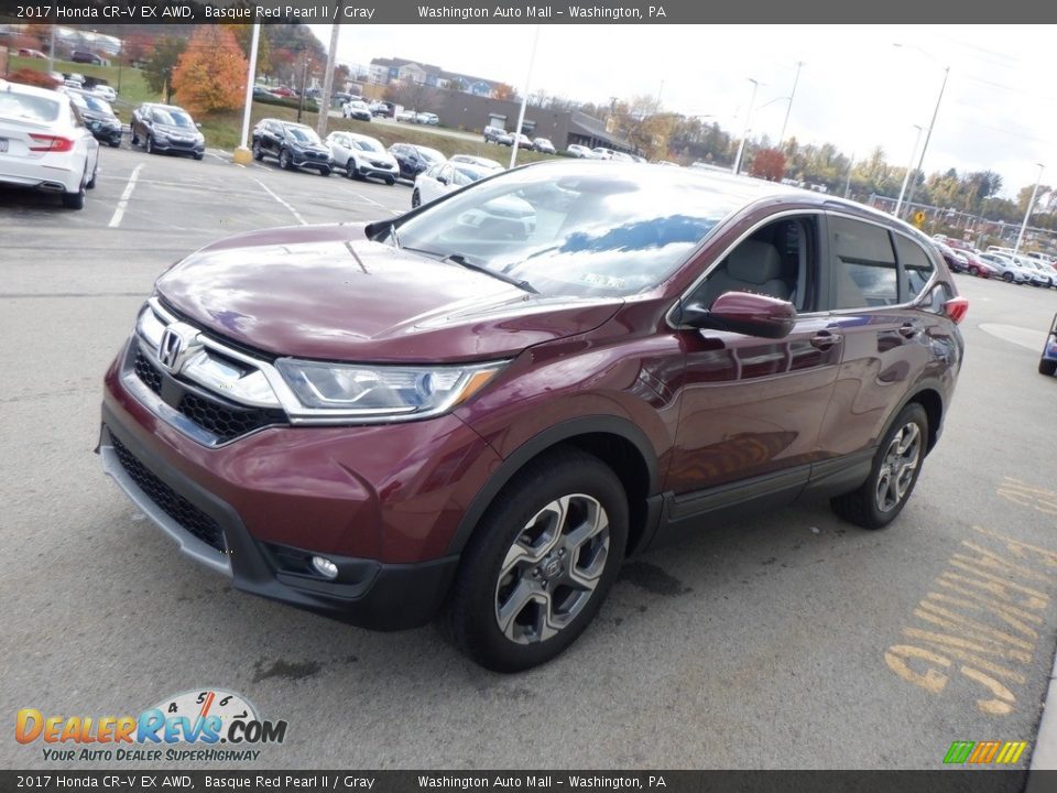 2017 Honda CR-V EX AWD Basque Red Pearl II / Gray Photo #13