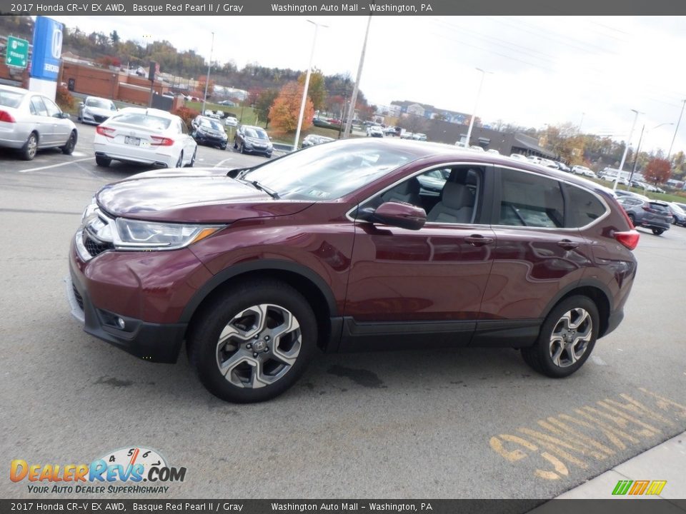 2017 Honda CR-V EX AWD Basque Red Pearl II / Gray Photo #14