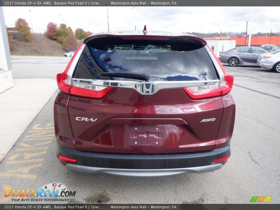 2017 Honda CR-V EX AWD Basque Red Pearl II / Gray Photo #16