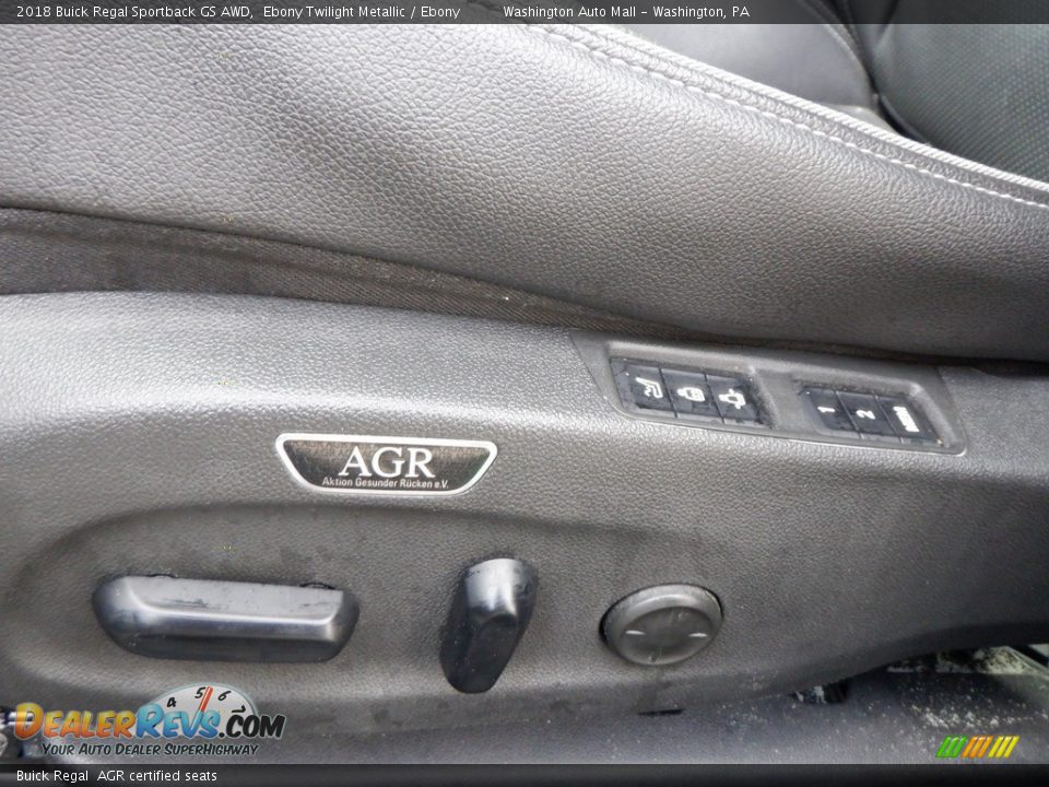 Buick Regal  AGR certified seats - 2018 Buick Regal Sportback