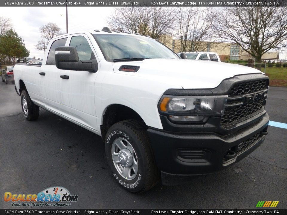 Front 3/4 View of 2024 Ram 3500 Tradesman Crew Cab 4x4 Photo #6