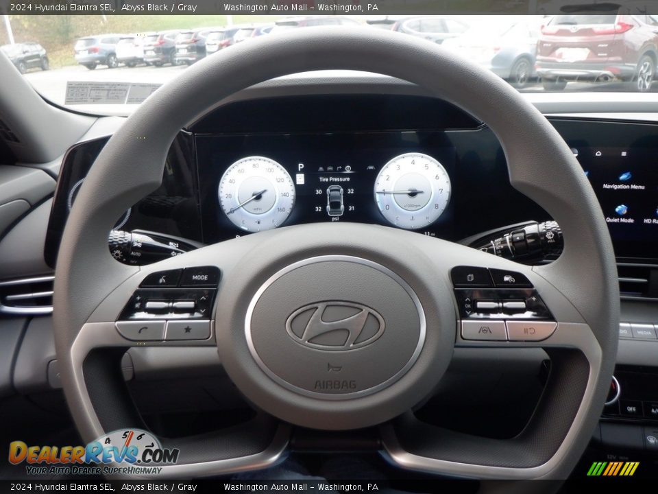 2024 Hyundai Elantra SEL Steering Wheel Photo #17