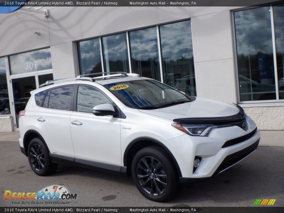 Front 3/4 View of 2016 Toyota RAV4 Limited Hybrid AWD Photo #1