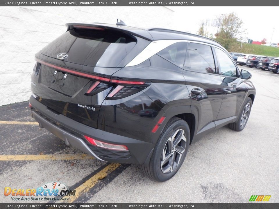 Phantom Black 2024 Hyundai Tucson Limited Hybrid AWD Photo #5