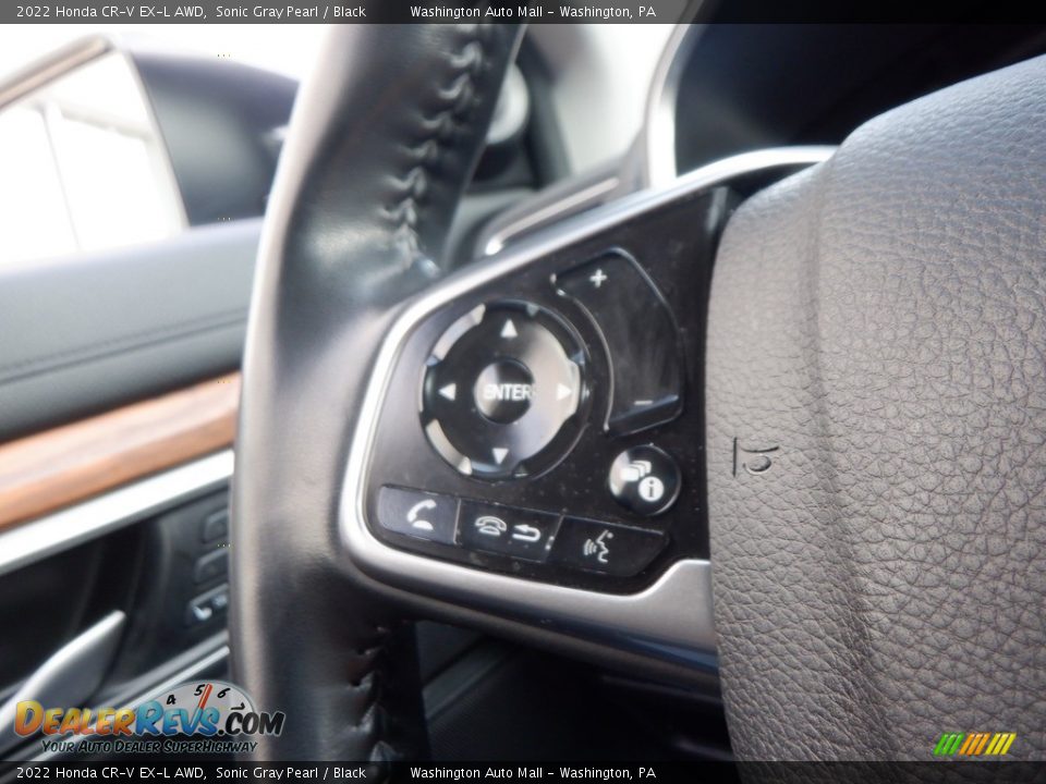 2022 Honda CR-V EX-L AWD Sonic Gray Pearl / Black Photo #9