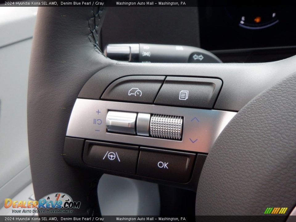 2024 Hyundai Kona SEL AWD Steering Wheel Photo #23