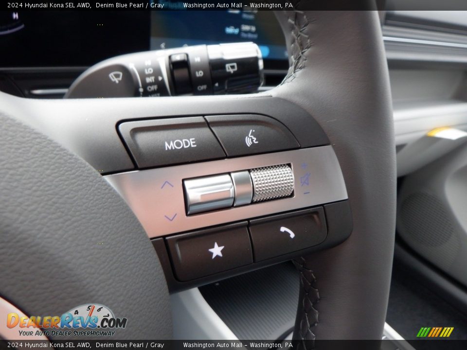 2024 Hyundai Kona SEL AWD Steering Wheel Photo #24