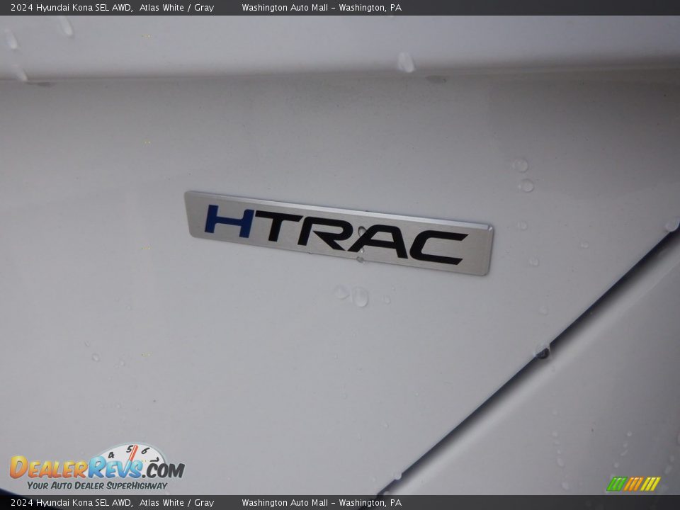 2024 Hyundai Kona SEL AWD Atlas White / Gray Photo #8