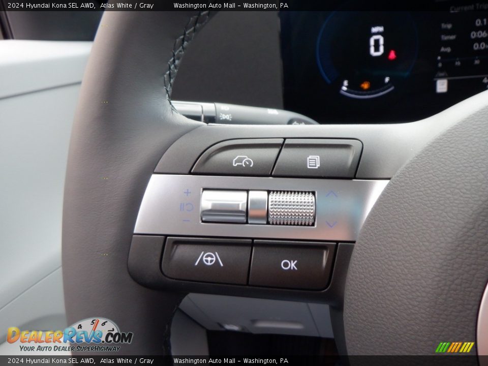 2024 Hyundai Kona SEL AWD Steering Wheel Photo #22