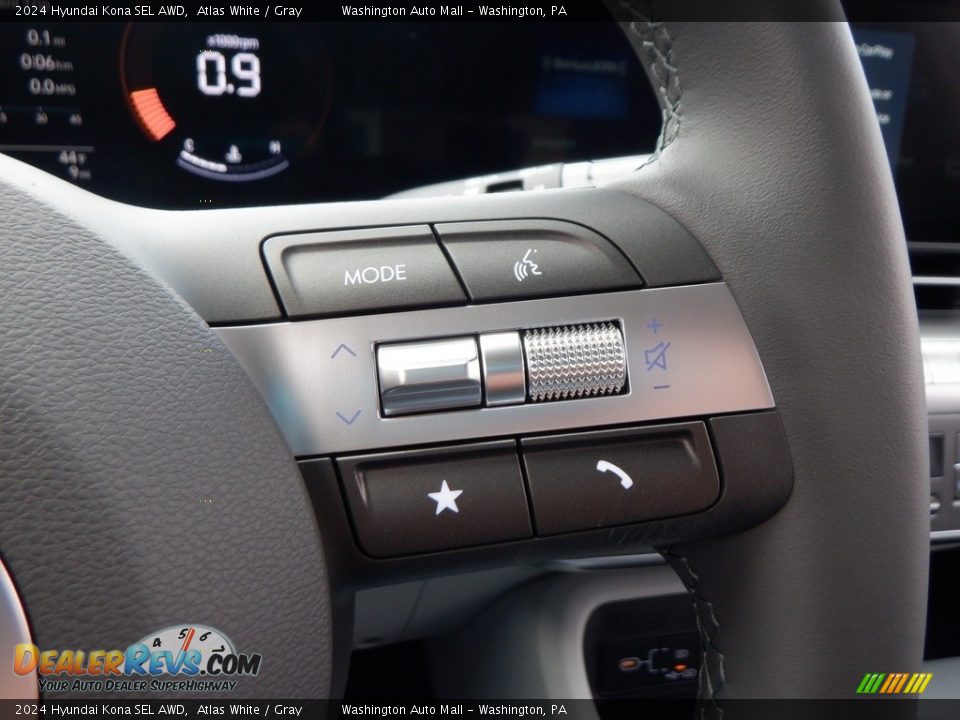 2024 Hyundai Kona SEL AWD Steering Wheel Photo #23