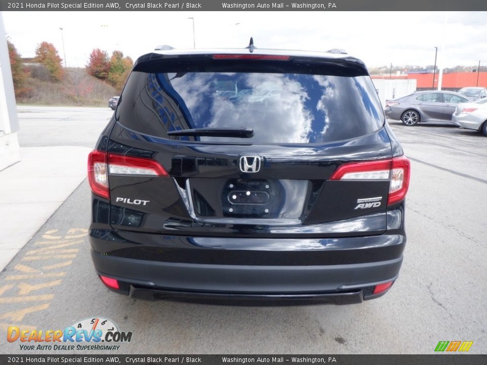 2021 Honda Pilot Special Edition AWD Crystal Black Pearl / Black Photo #21