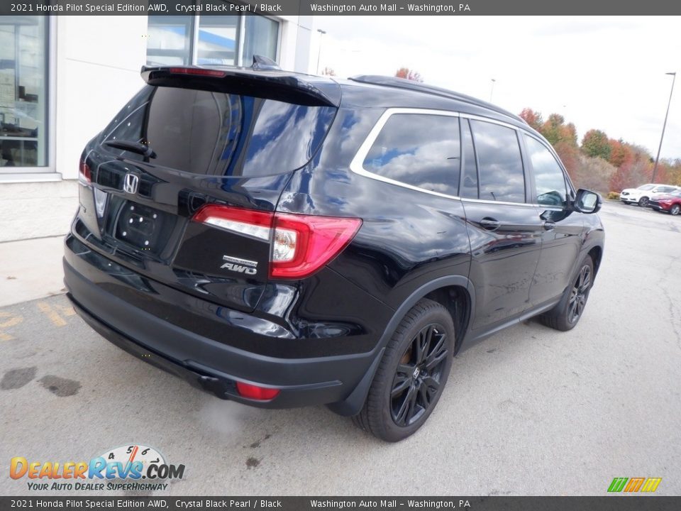 2021 Honda Pilot Special Edition AWD Crystal Black Pearl / Black Photo #22