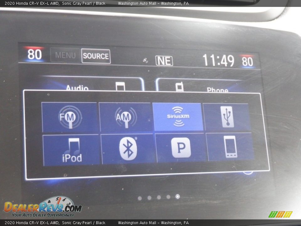 2020 Honda CR-V EX-L AWD Sonic Gray Pearl / Black Photo #5