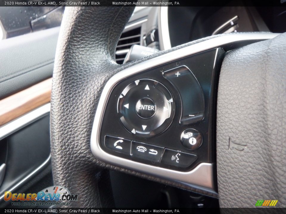 2020 Honda CR-V EX-L AWD Sonic Gray Pearl / Black Photo #9