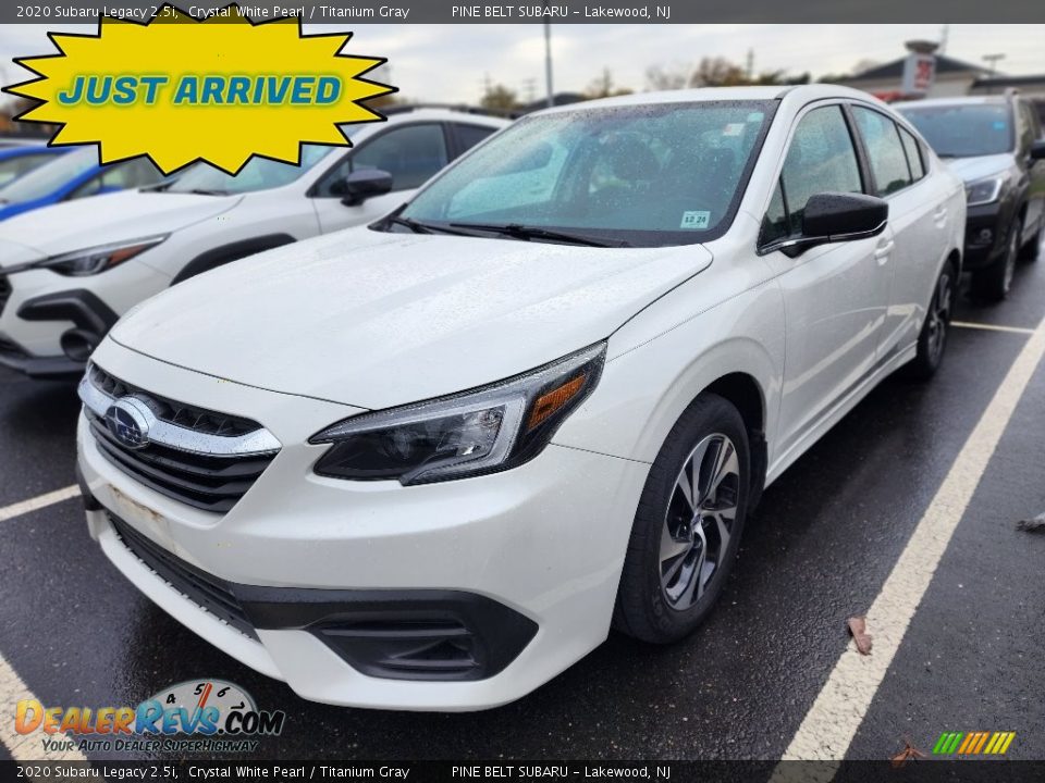 2020 Subaru Legacy 2.5i Crystal White Pearl / Titanium Gray Photo #1