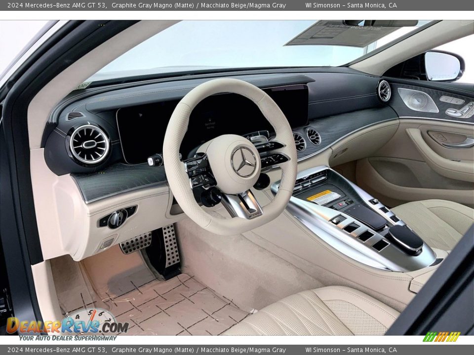 Macchiato Beige/Magma Gray Interior - 2024 Mercedes-Benz AMG GT 53 Photo #3
