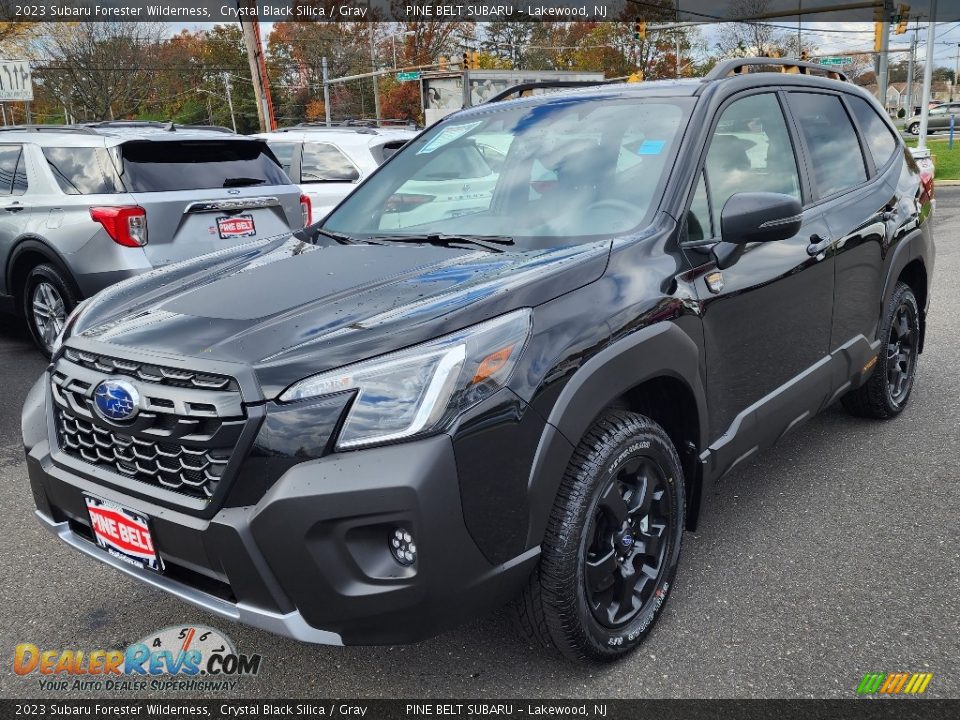 2023 Subaru Forester Wilderness Crystal Black Silica / Gray Photo #1