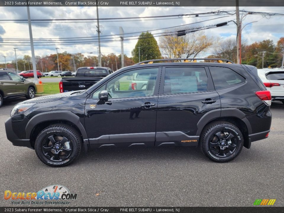 2023 Subaru Forester Wilderness Crystal Black Silica / Gray Photo #3