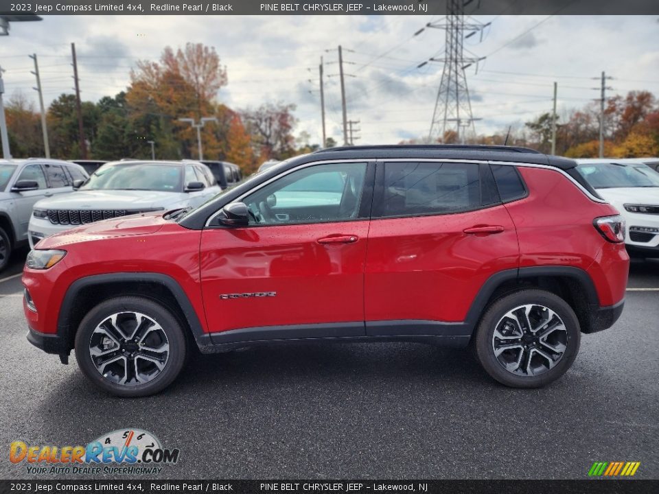 2023 Jeep Compass Limited 4x4 Redline Pearl / Black Photo #3