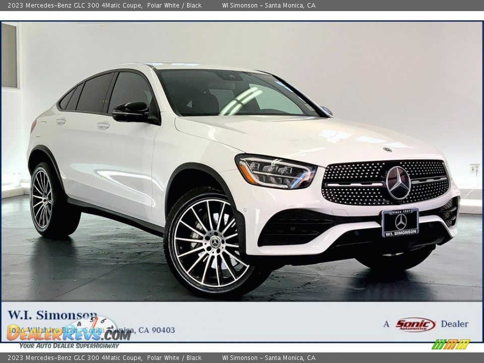 2023 Mercedes-Benz GLC 300 4Matic Coupe Polar White / Black Photo #1