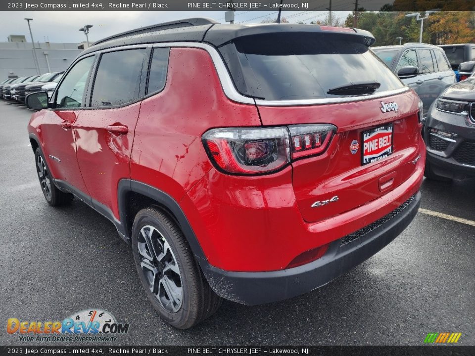 2023 Jeep Compass Limited 4x4 Redline Pearl / Black Photo #4