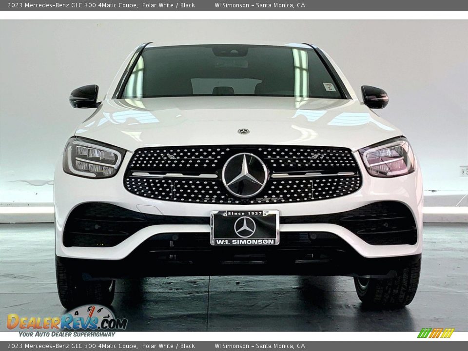 2023 Mercedes-Benz GLC 300 4Matic Coupe Polar White / Black Photo #2