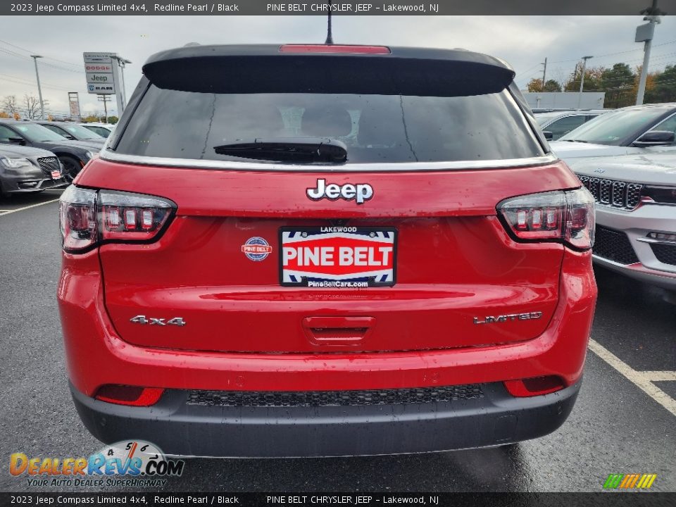 2023 Jeep Compass Limited 4x4 Redline Pearl / Black Photo #6