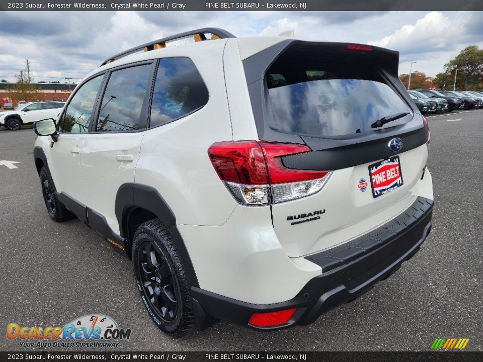 2023 Subaru Forester Wilderness Crystal White Pearl / Gray Photo #4