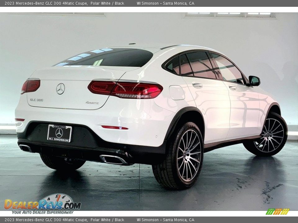 2023 Mercedes-Benz GLC 300 4Matic Coupe Polar White / Black Photo #13