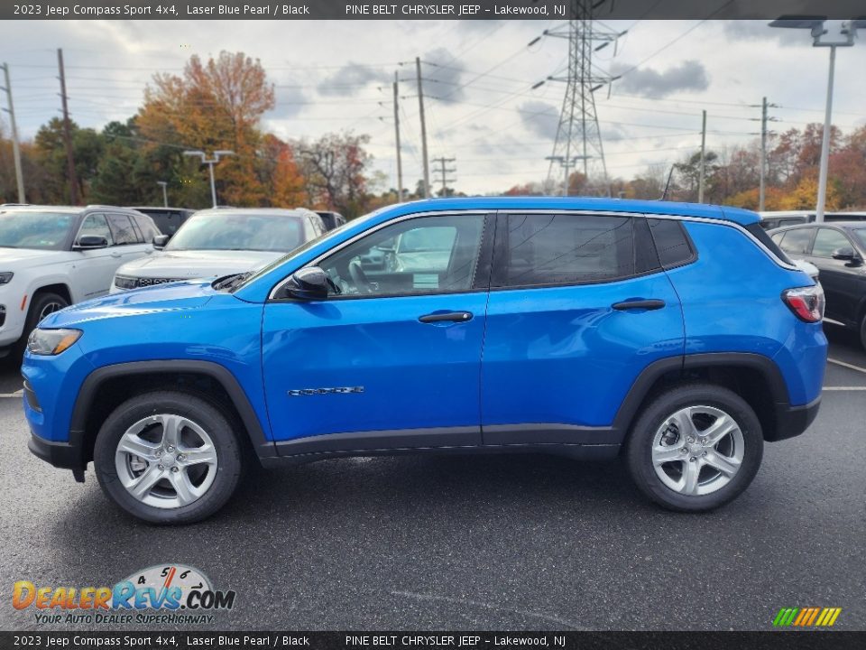 Laser Blue Pearl 2023 Jeep Compass Sport 4x4 Photo #3